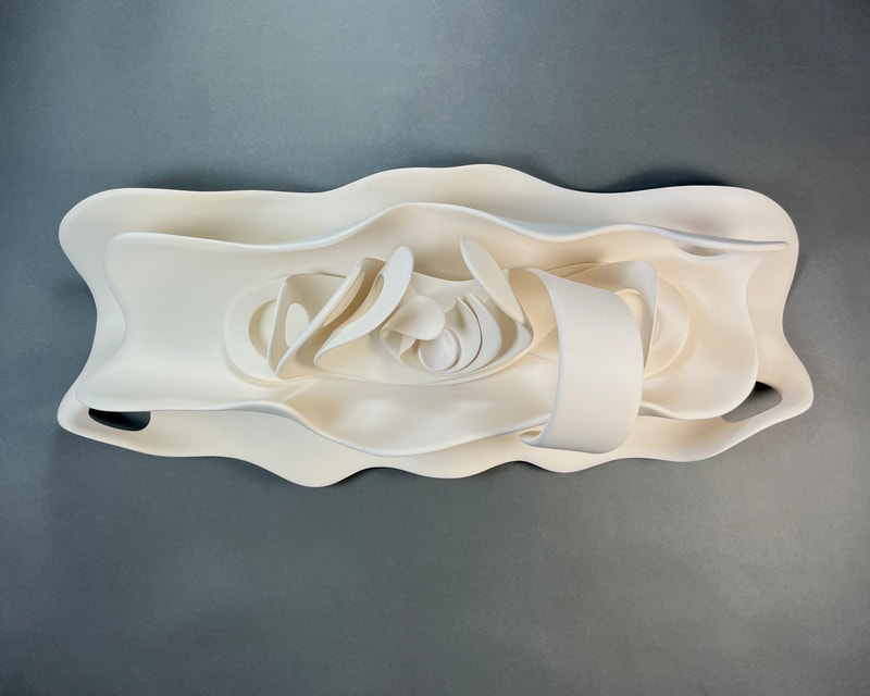 Licia McDonald abstract ceramic sculpture